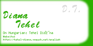 diana tehel business card